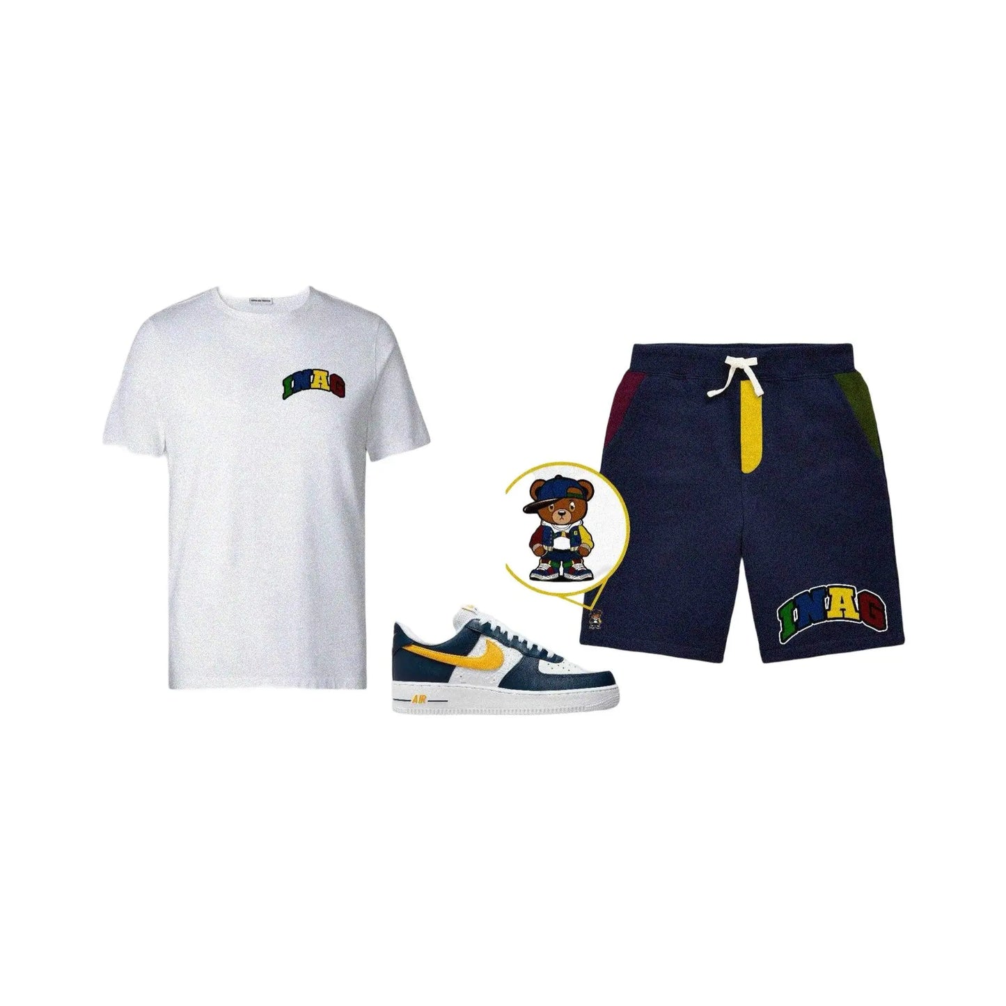Multi Colored Shorts| Custom colorful Streetwear for Men & Women - It's Not A Game Apparel™