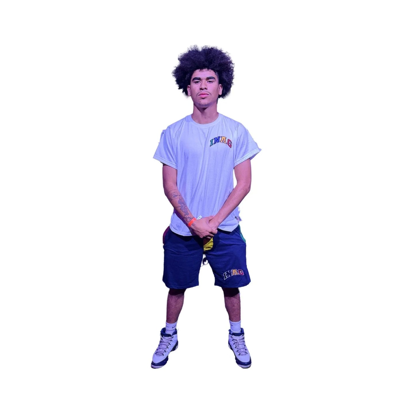 Multi Colored Shorts| Custom colorful Streetwear for Men & Women - It's Not A Game Apparel™