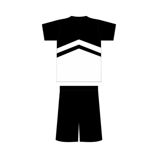 Men's Black and White Bone Logo Short Set - It's Not a Game Distressed Edition - It's Not A Game Apparel™