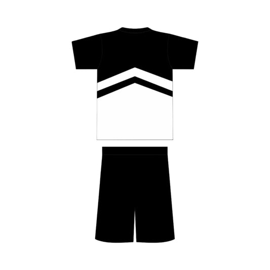 Men's Black and White Bone Logo Short Set - It's Not a Game Distressed Edition - It's Not A Game Apparel™
