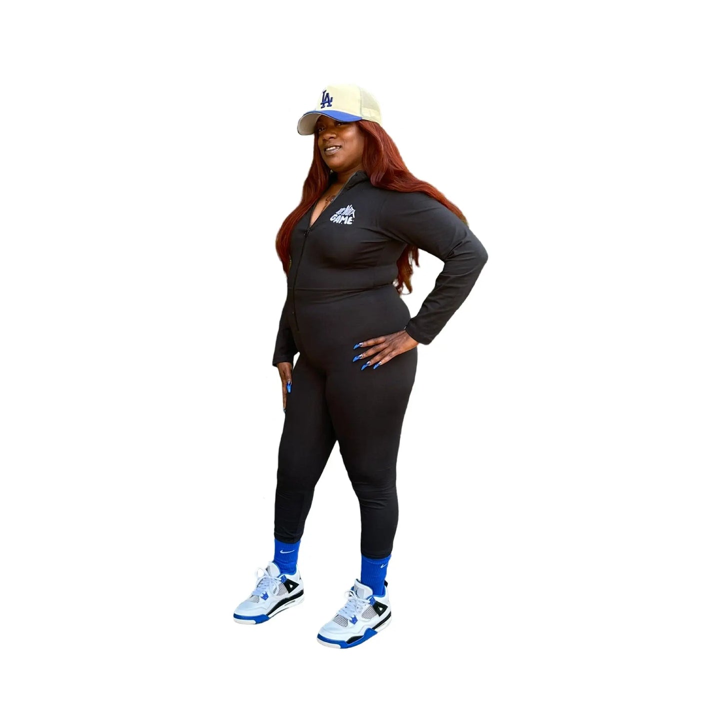 "Women's Custom Body jumpsuit|Personalized One Piece Outfit for Streetwear Fashion - It's Not A Game Apparel™