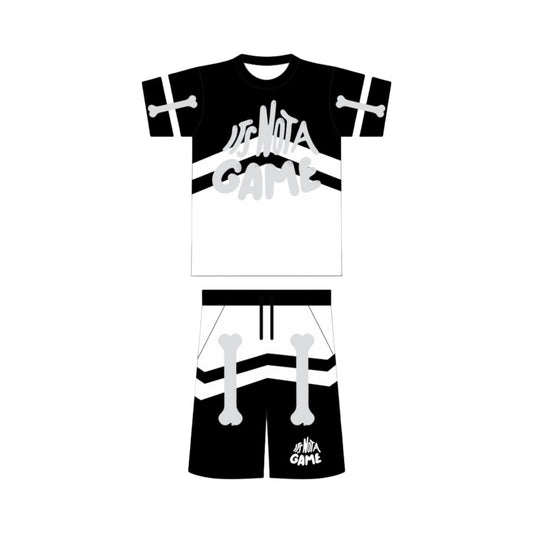 New Black & White Men's Short Sets - It's Not A Game Apparel™