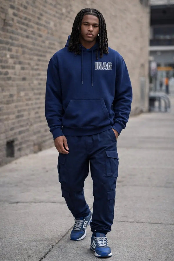 INAG Hoodie - Royal Blue - INAG streetwear