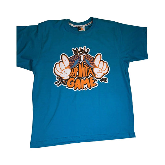 Baby Blue Custom Graphic Tees for Men - It's Not A Game Apparel™