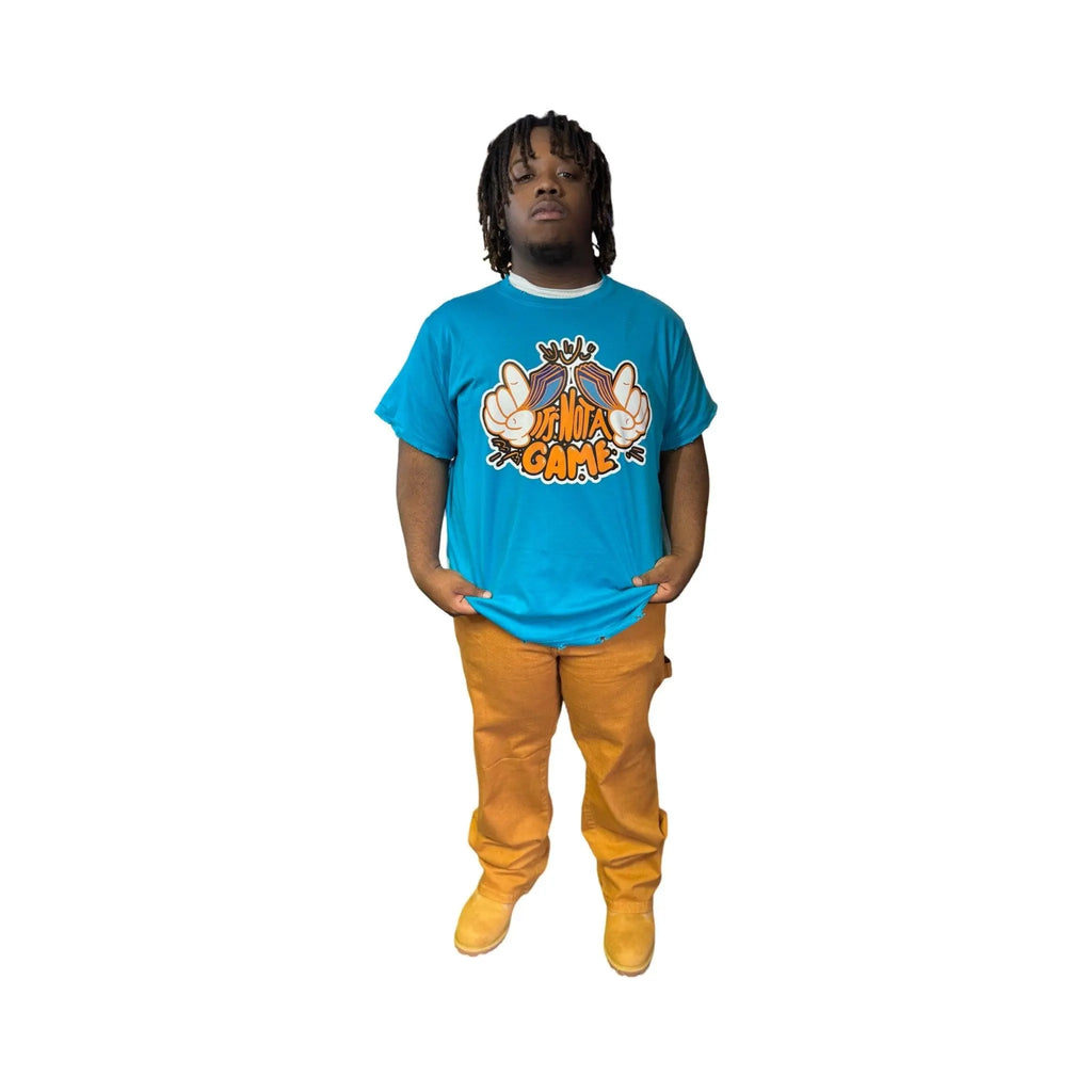 Baby Blue Custom Graphic Tees for Men - It's Not A Game Apparel™