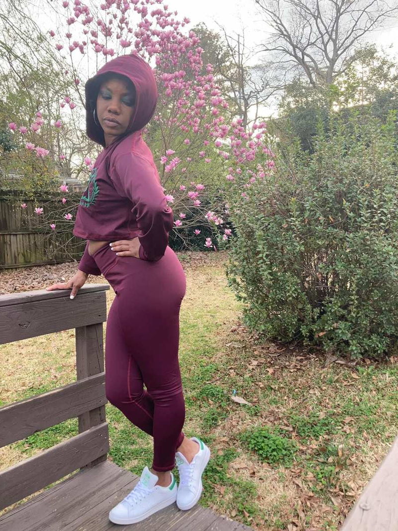 Two Piece Outfit Women – Crop Top & Leggings Set - INAG streetwear