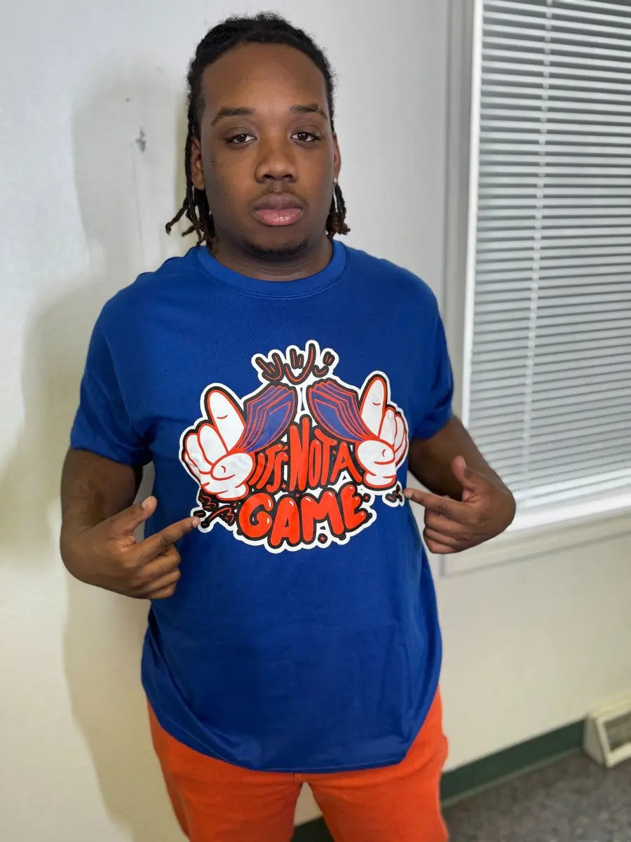 Streetwear Graphic Tee - Royal Blue - INAG™