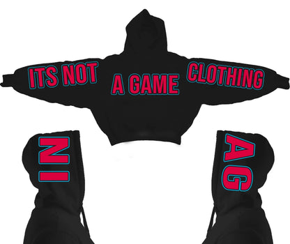 INAG Hoodie Red & Black - INAG™