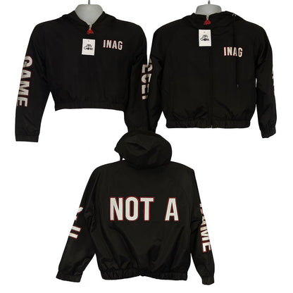 Men’s Black Windbreaker Jacket- Streetwear Windbreaker for Men