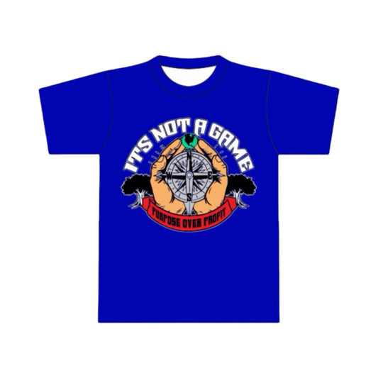 Mens Graphic Tees | Purpose Over Profit Embroidered T-Shirt | INAG - INAG™