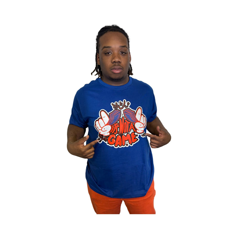 "Royal Blue Custom Graphic T-Shirt for Streetwear" - INAG Brand