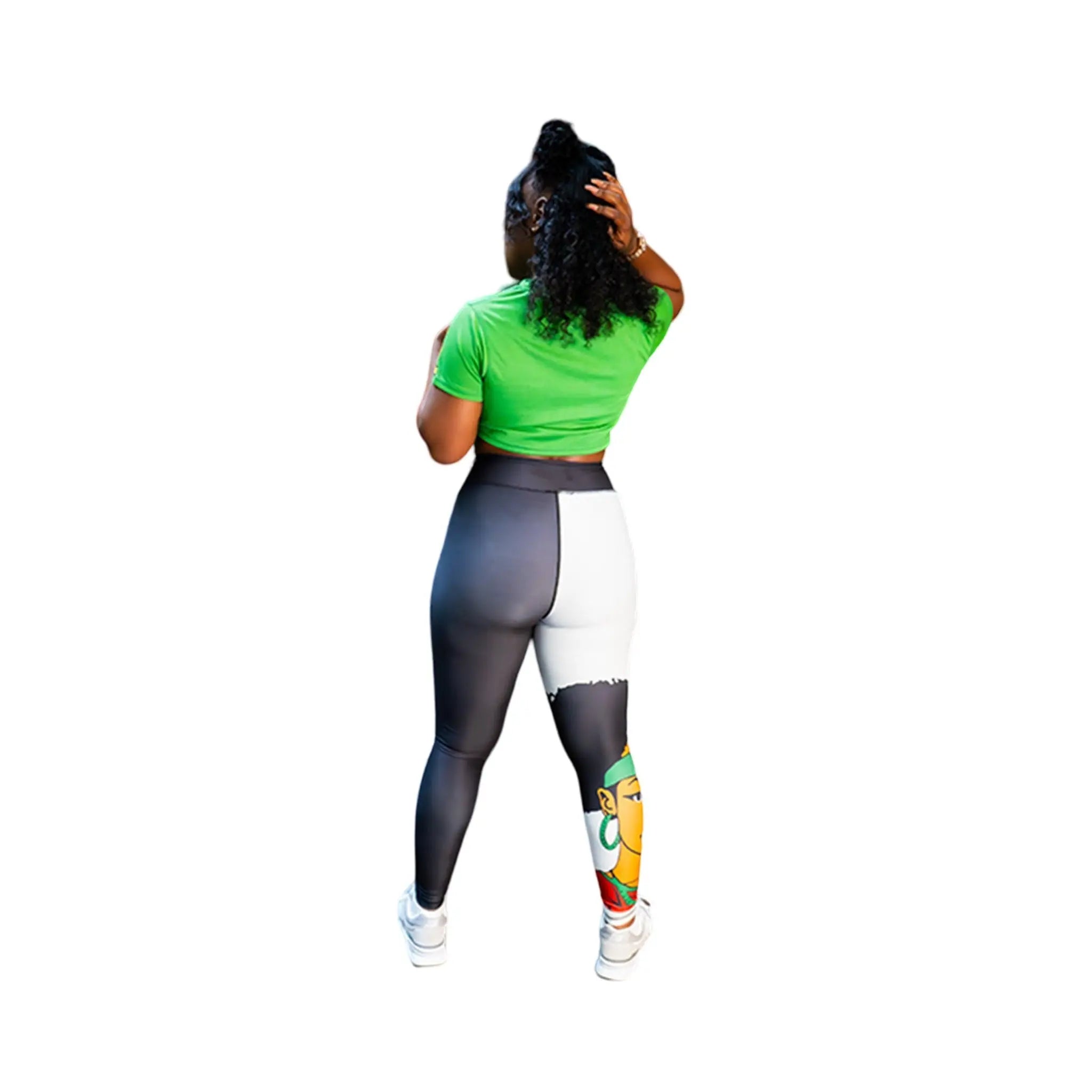 "Custom Graphic Leggings for Afrocentric Style" - It's Not A Game Apparel™